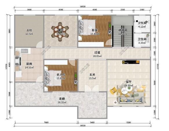  房盖■重庆刘先生回乡建洋楼，光挖机费就花了2万多，这房盖的有