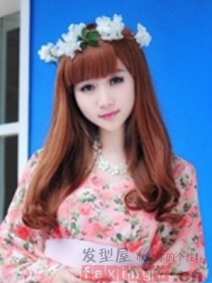 高冷长发打造时尚女郎 满满的仙气