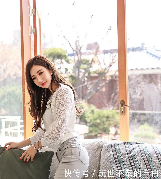 清新动人的牛仔裤美女，魅力风采完全抵挡不住！