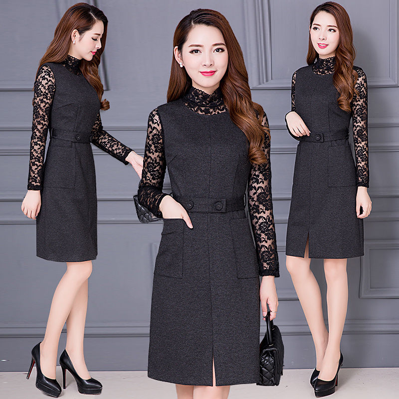 有档次的这几款秋装连衣裙，穿出女人气质，回头率100%