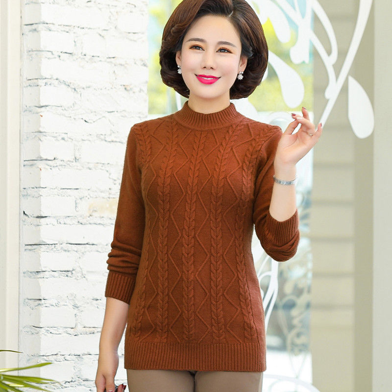 妈妈装，衣服稍微长一点显年轻，还显得有气质