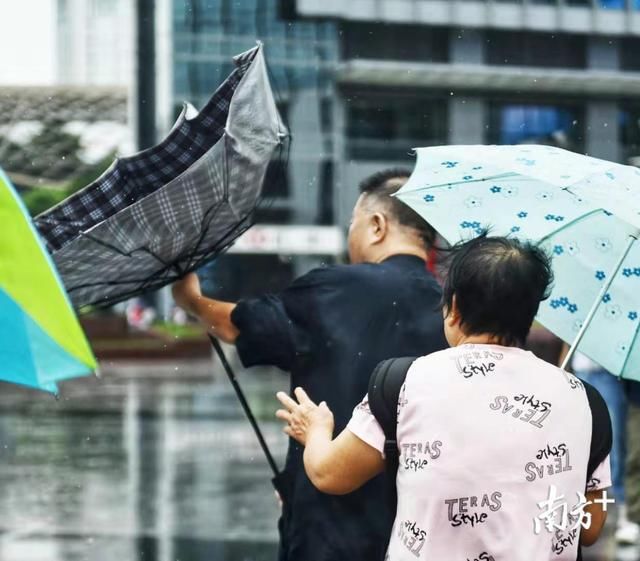 抓稳你的伞！台风天，广州迎来大风大雨