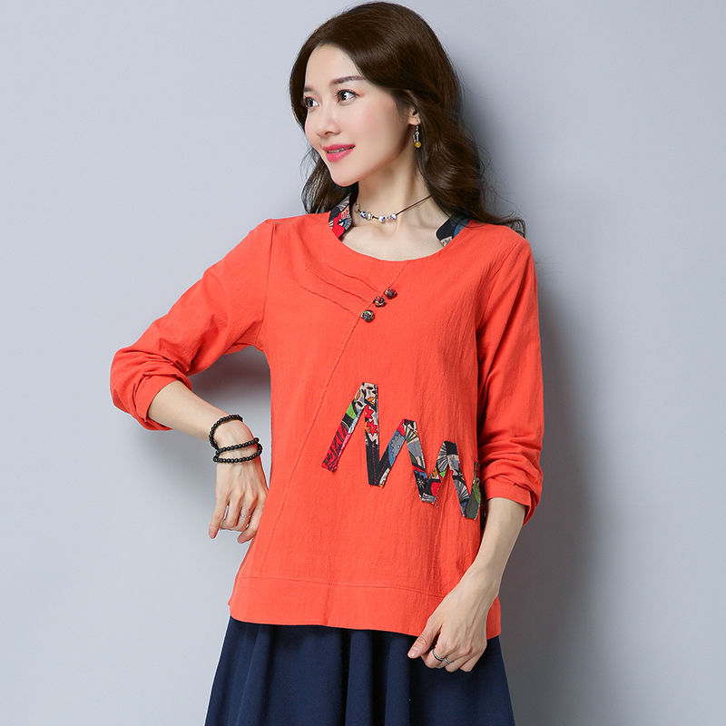 别看婆婆52岁，眼光却贼好!新买的棉麻装+阔腿裤，人人夸她美