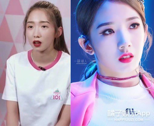 素颜和上妆判若两人，101女孩真不打算出个美妆教程吗?