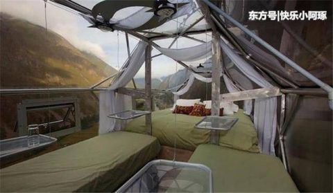 秘鲁有座悬崖玻璃酒店，堪称最刺激的酒店，一天需要两千元人民币