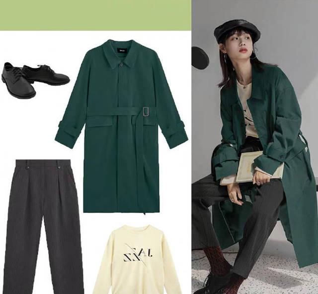  『暗淡』生活太暗淡，你需要一抹绿色来点缀给你的穿搭增添生命力
