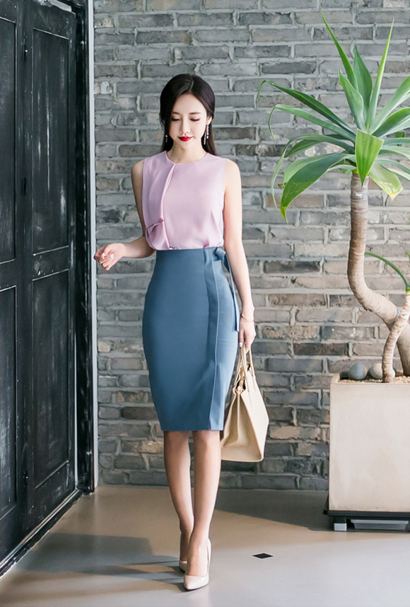 女神孙允珠，紫菱草浪漫纱纺飘带王妃衣裙