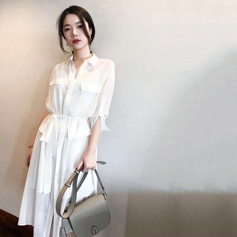 试试这几款新款连衣裙，又美又洋气，70、80后穿干练不失甜美