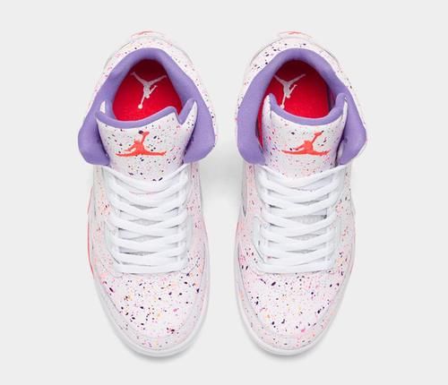  「图案」彩色喷溅图案吸睛度极强！Air Jordan 5 复活节配色你打几分？