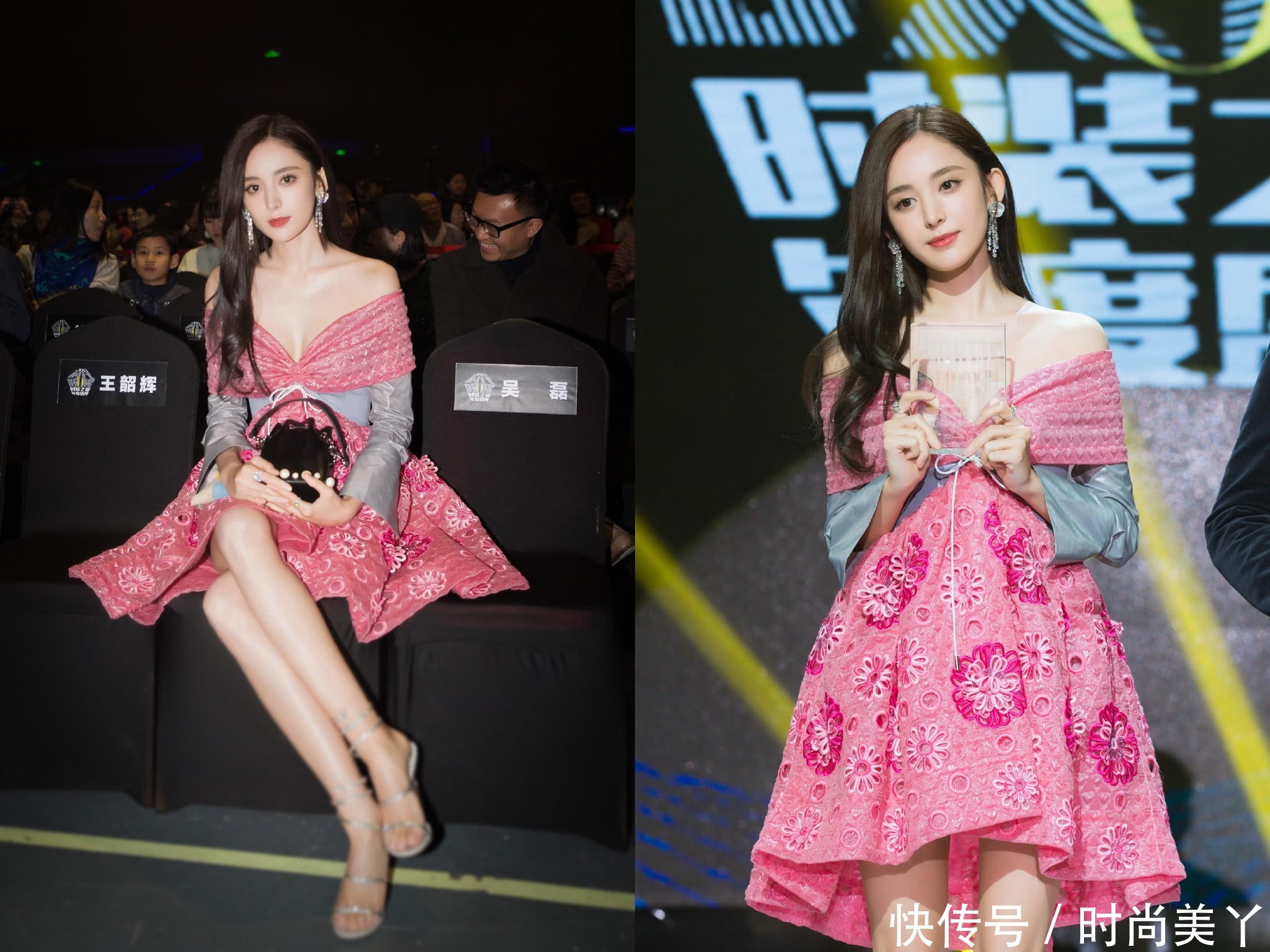 古力娜扎穿蕾丝裙优雅动人,大长腿太惊艳,网友:身材比例真好!