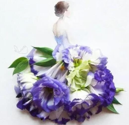 心理测试:4件花瓣裙子,哪件最美?测你天生靠着什么吃饭!