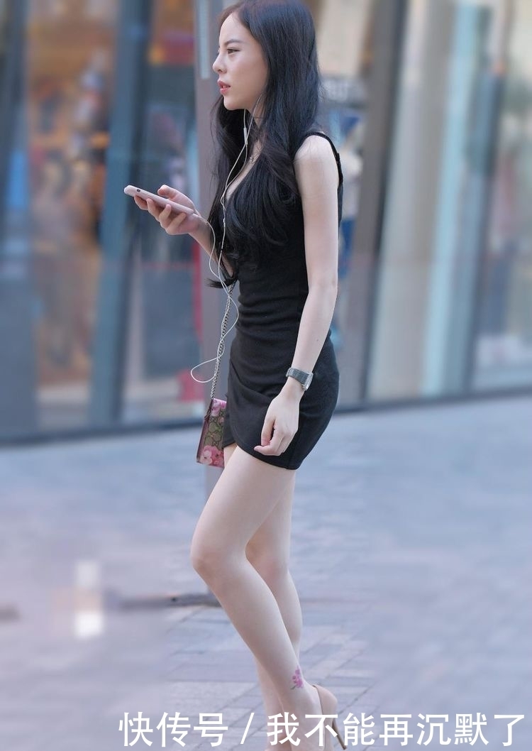 轻松:轻松成为目光的焦点,优雅时尚的街拍气场十足的美女