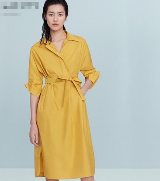  「实则」最近火了一种裙子：衬衫裙，看似普通，实则很高级，明星都在穿！