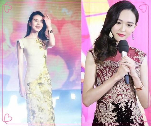 范冰冰穿的旗袍算什么，刘涛这袭天蓝色开叉旗袍才叫一个惊艳！