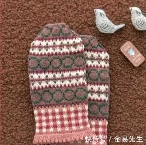  图解@买的手套不好看，不如自己织一双吧！毛线编织手套，附图解教程！