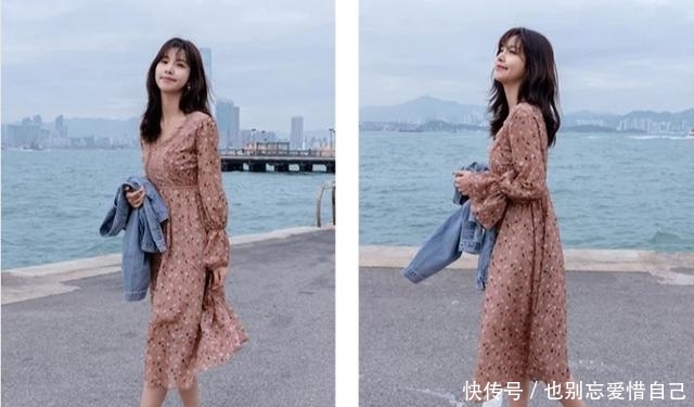  【印花】这一组印花连衣裙穿搭美的自然，让你尽显高贵