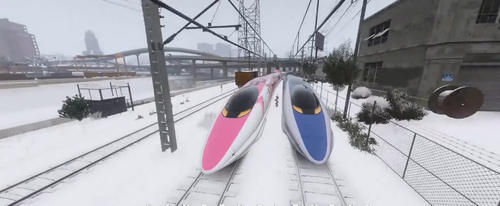 《GTA5》上线中国“高铁”美炸了！出门还用开车的？