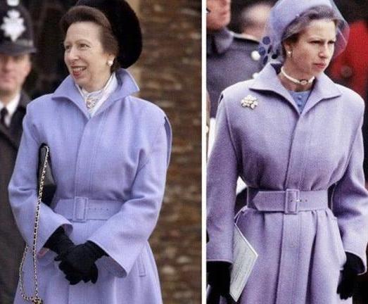 英国王室节俭的不只有凯特王妃，看看安妮公主的这件衣服，竟穿了