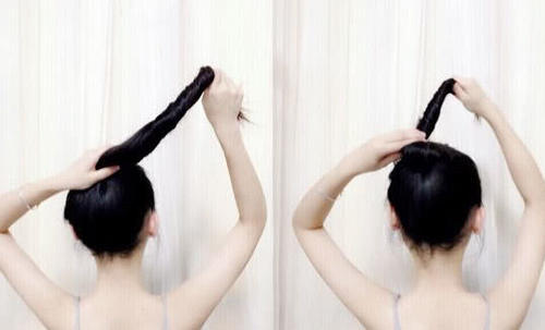 这样扎头发，睡一觉就有超自然卷发，每天多睡15分钟，懒人必学