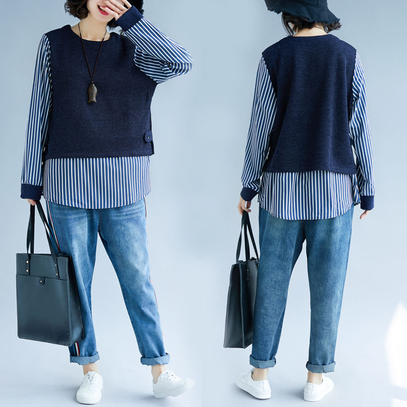 中秋国庆，出门穿裙不方便!试试小衫+萝卜裤，47穿美的像30