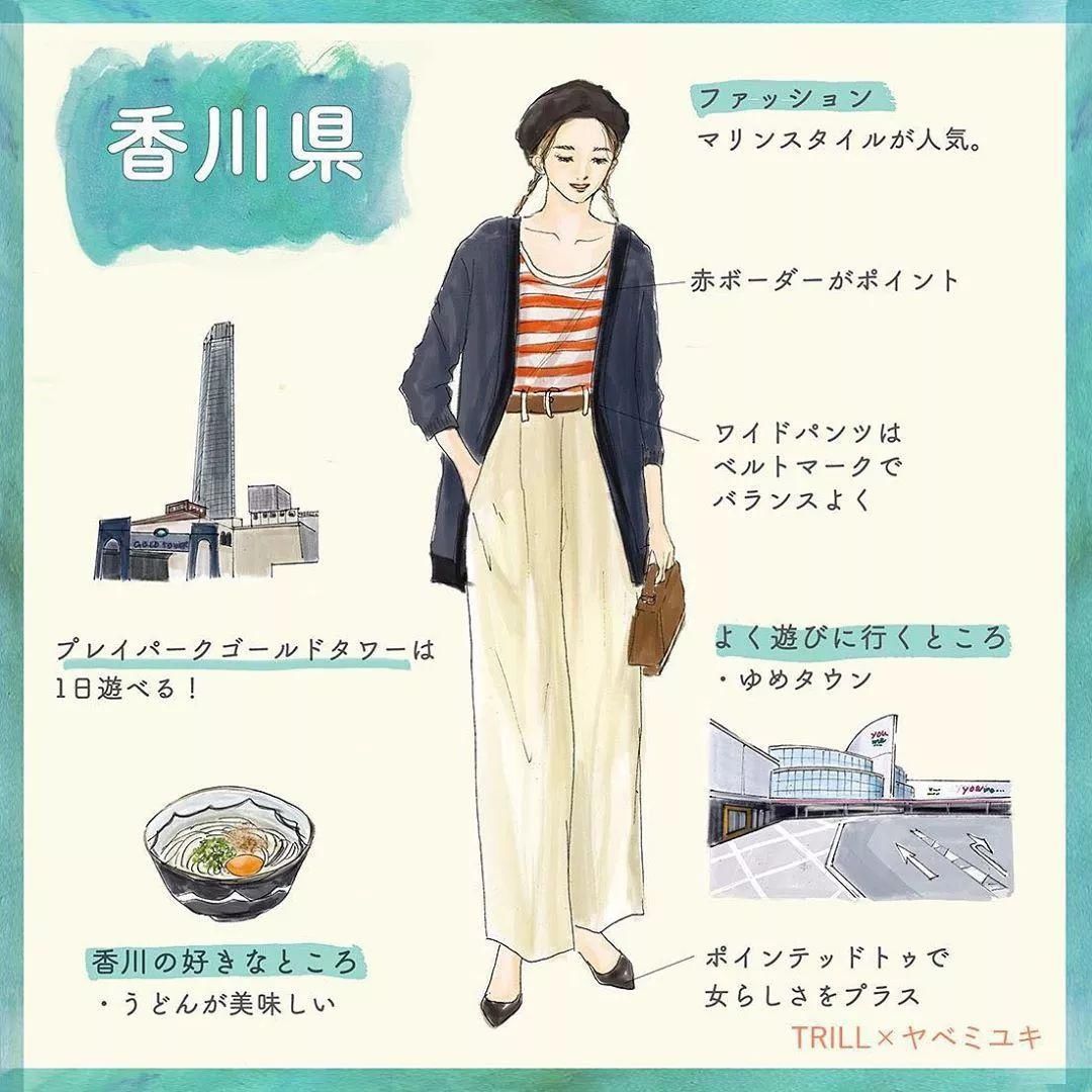 『全国』日本47个都道府县「全国女子图鉴」