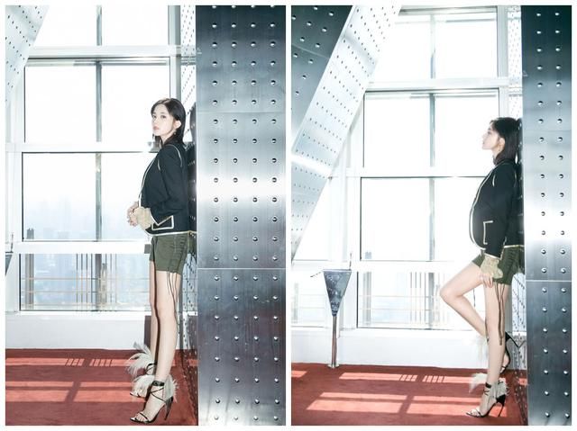 古力娜扎亮相，越来越美了，这条短裤是不是自己剪的？