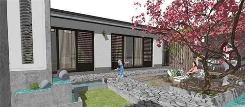 花15万，改造老宅三合院，静水流深，这个庭院简直太美了！