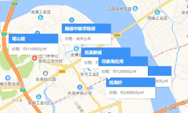  『公布』毛坯8800元/㎡起 ！建小学初中+医院！外海片区控规修改成果公布