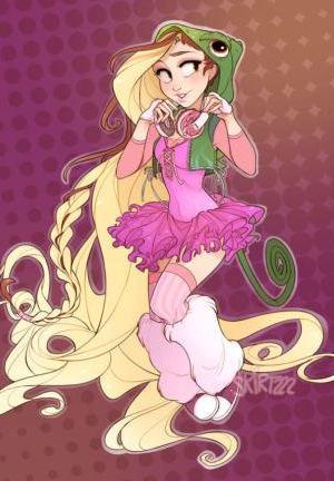 迪士尼公主现代叛逆风，小美人鱼踩高跷，木兰终于充了一次钱？