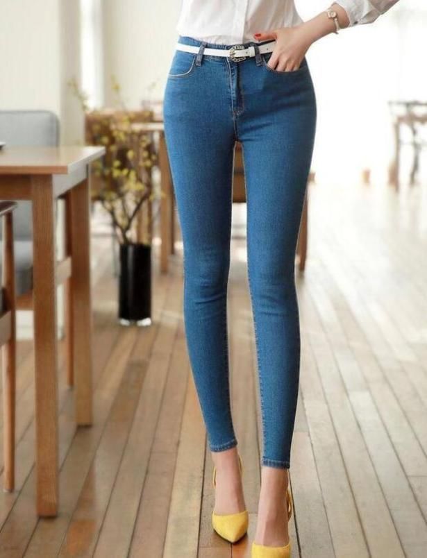 大方典雅的牛仔裤美女，拉长身材曲线 热点 热图1