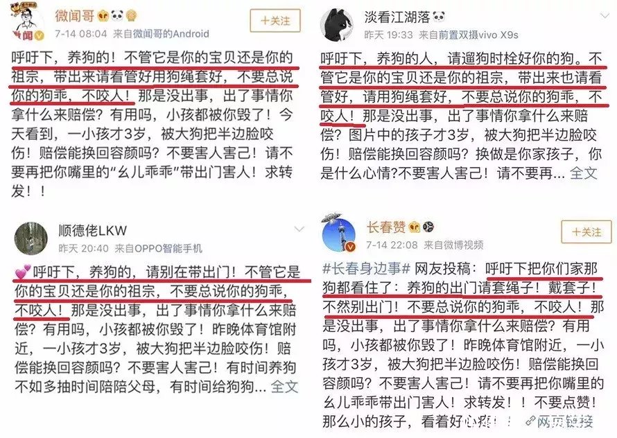 有组织造谣狗咬伤小孩儿,这个锅决不能背!