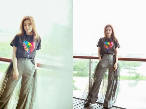 37岁秦岚穿透视亮片裙高级感满屏，网友：这是30几岁才有的韵味！