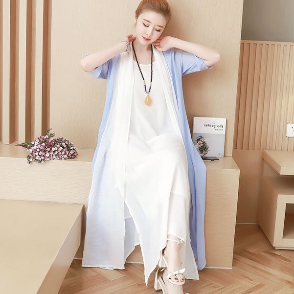 女人再穷也要有一款上档次的连衣裙，时髦长裙，穿上美足一夏季