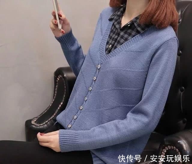  『舒适』突然又红了一款女装，叫“假两件”，遮臀贵气又减龄，适合70后