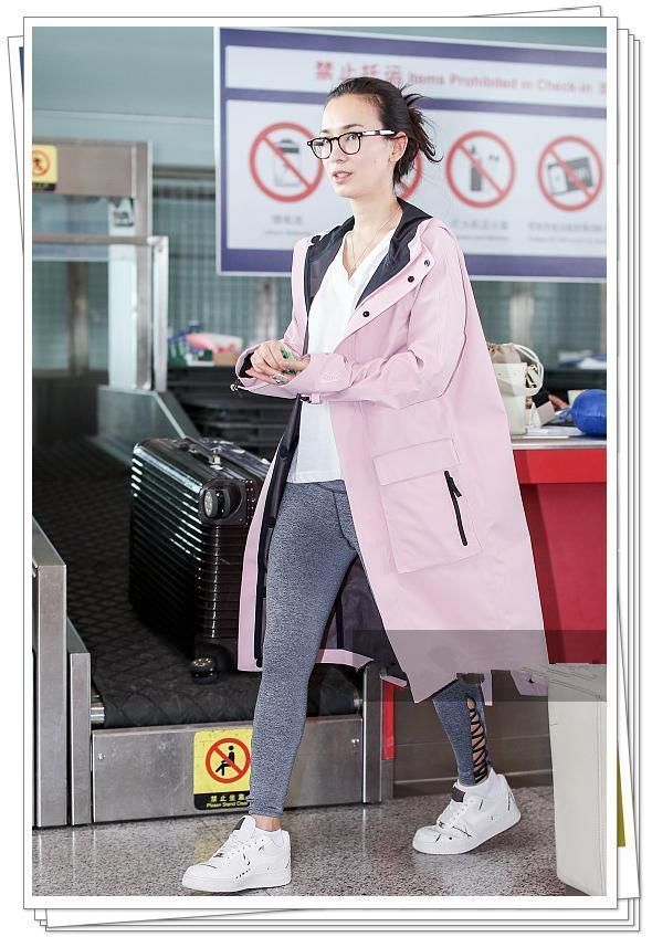 没奚梦瑶的腿真别直接穿健美裤，像卢靖姗这样勒出大象腿就尴尬了