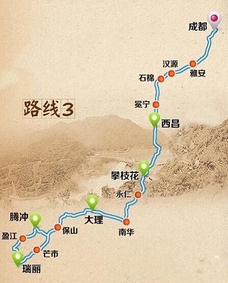 四川出发18条自驾旅游地图精简版：放在手机里，千万别删了！