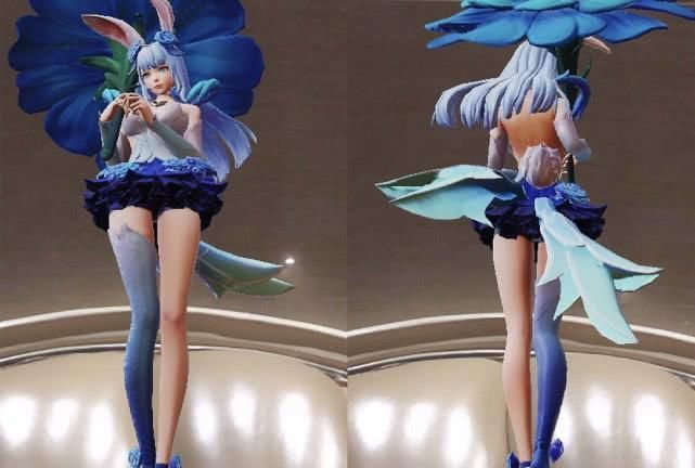  『公孙』用VR眼镜看公孙离，哪款皮肤的腿型更好看原皮肤破洞裤赢了