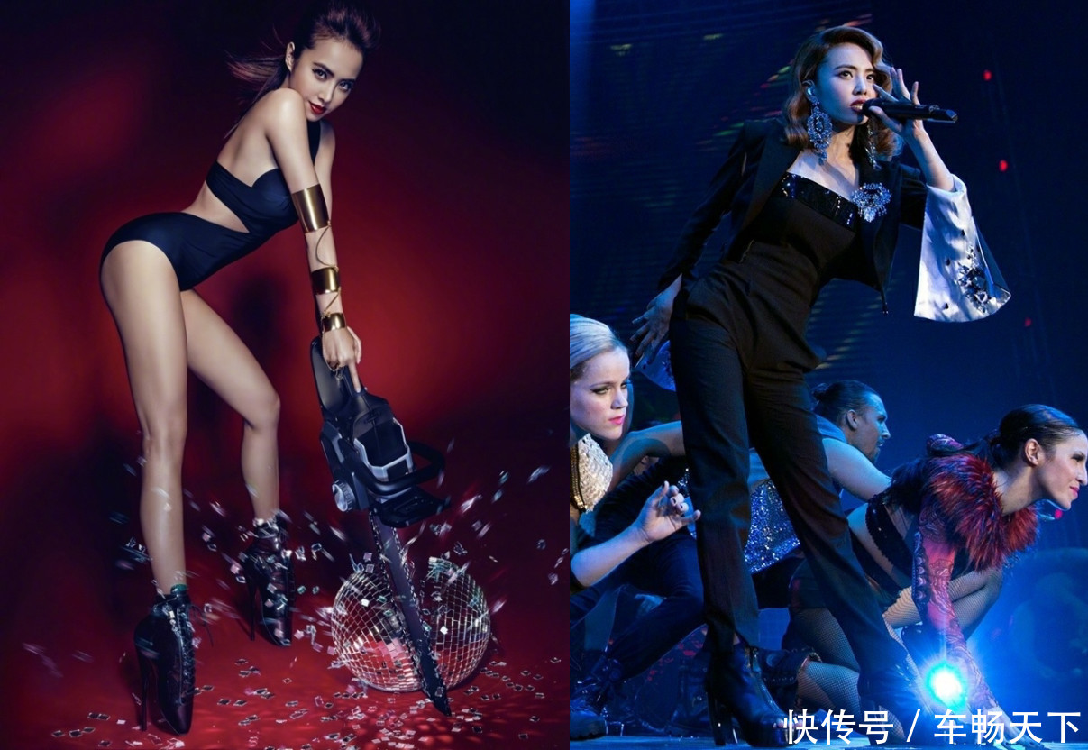 蔡依林真狠!穿这么短的抹胸裙跳舞,居然还敢叉开双腿!