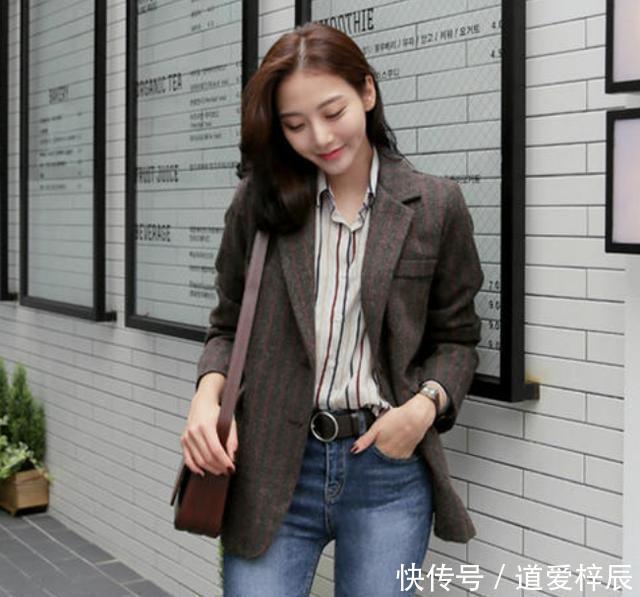 格子西装:2020年开春“西服”大火!搭什么单品都好看,几乎每个女生都适合