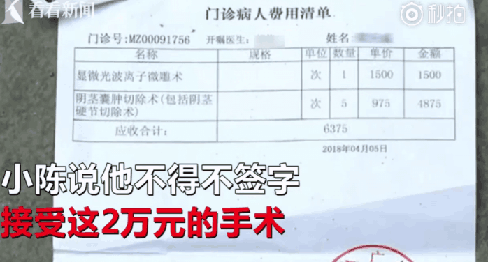 怀疑自己得了性病,去医院被割命根子,检查结