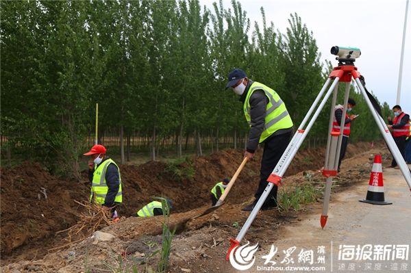  假期：惠民县：五一假期不离岗 公路工程建设忙