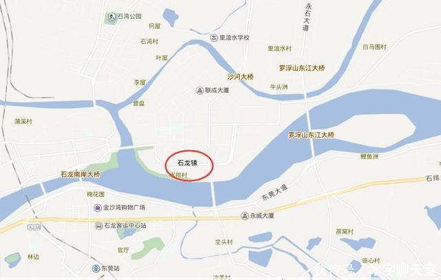 东莞面积最小的镇, 拥有地铁站和火车站, 是广东四大名镇之一