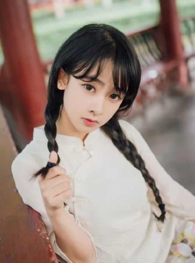  「马尾辫」双马尾辫古装清纯女孩