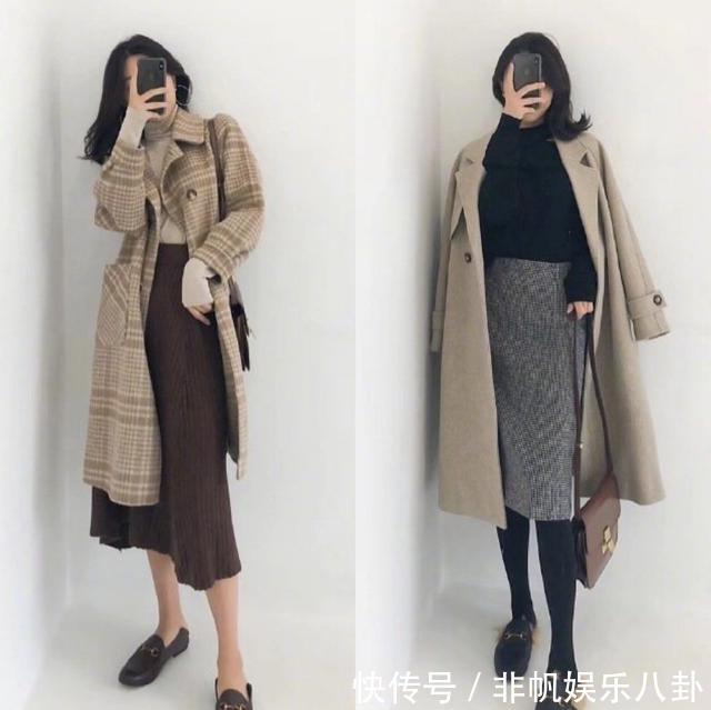  『半身裙』秋天也要穿裙子！18套基础款半裙搭配，谁穿谁美