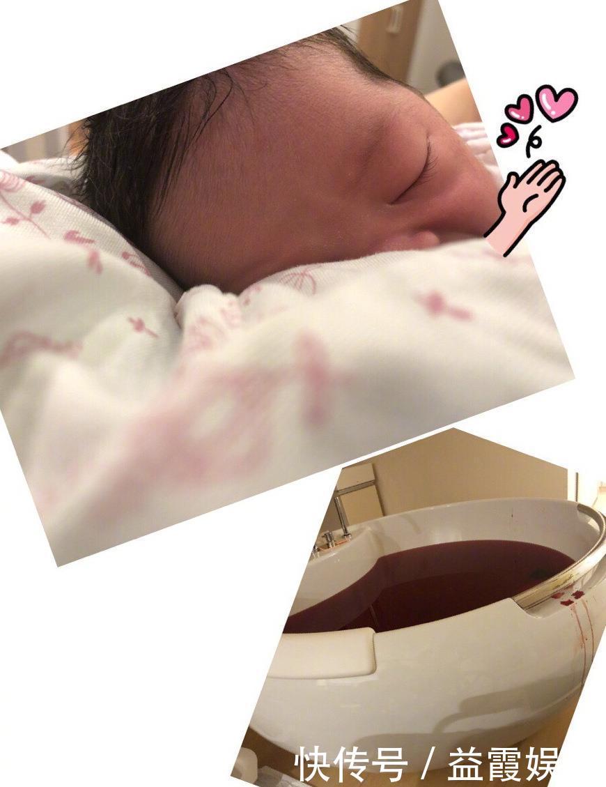  『宝宝』儿女双全！谢依霖水中生二胎，产检时突然生产不忘调侃儿子是暖男
