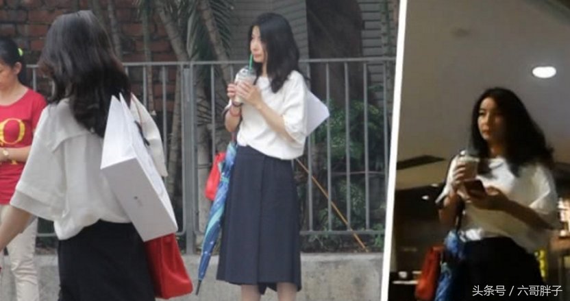 郭晶晶身边没保镖也没保姆 素颜独自逛街接地气，你们喜欢吗?