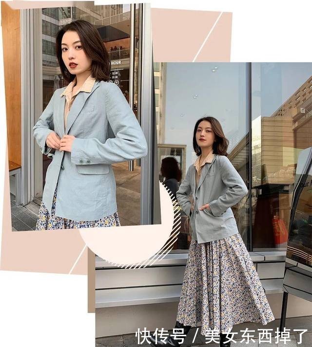 「气质很」西装+阔腿裤,西装+裙子...是什么神仙春夏穿法!太撩了吧!