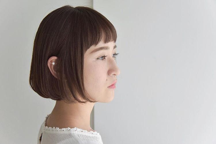 怕脸大，剪这样的发型，你也可以做小颜女生