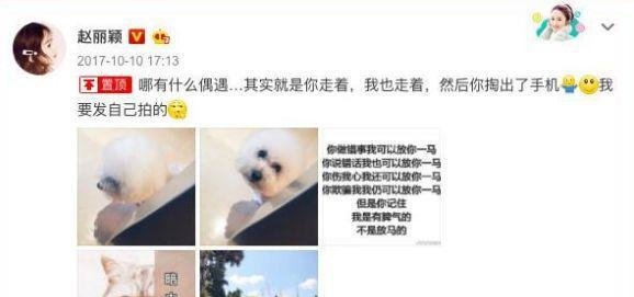 忍无可忍! 被多次偶遇, 并屡传怀孕的赵丽颖, 置顶去年辟谣文