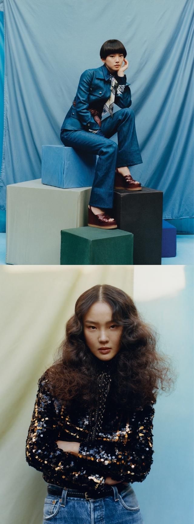  「杂志」?刘雯代表中国登封面，外翻卷发显老像大妈，其他模特造型美翻了